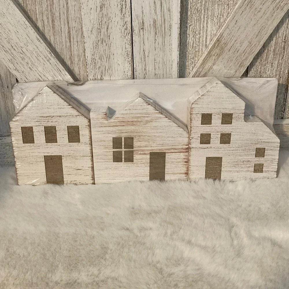Target BP Three Wooden Houses